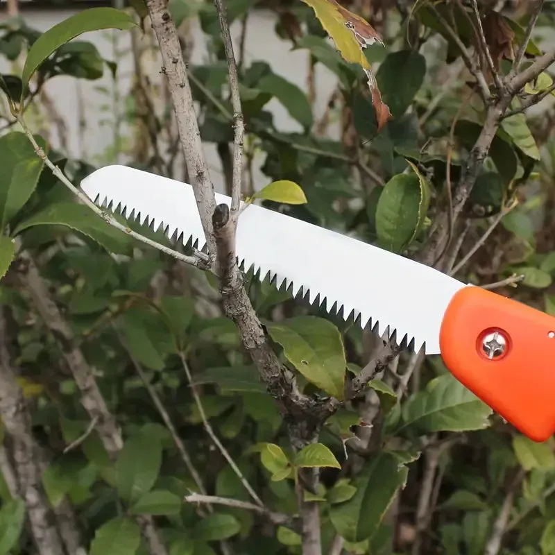 1pc Folding Hand Saw Gardening Camping Outdoor Professional Pruning Folding Saws Razor Tooth Sharp Blade Solid Non-Slip Grip