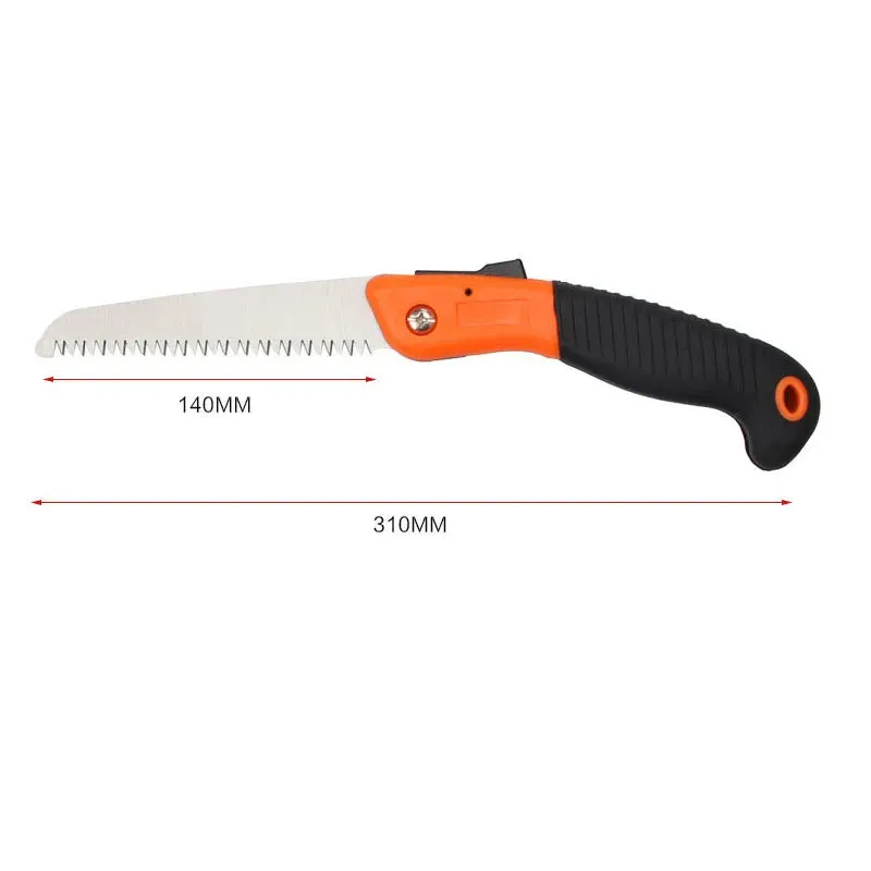 1pc Folding Hand Saw Gardening Camping Outdoor Professional Pruning Folding Saws Razor Tooth Sharp Blade Solid Non-Slip Grip