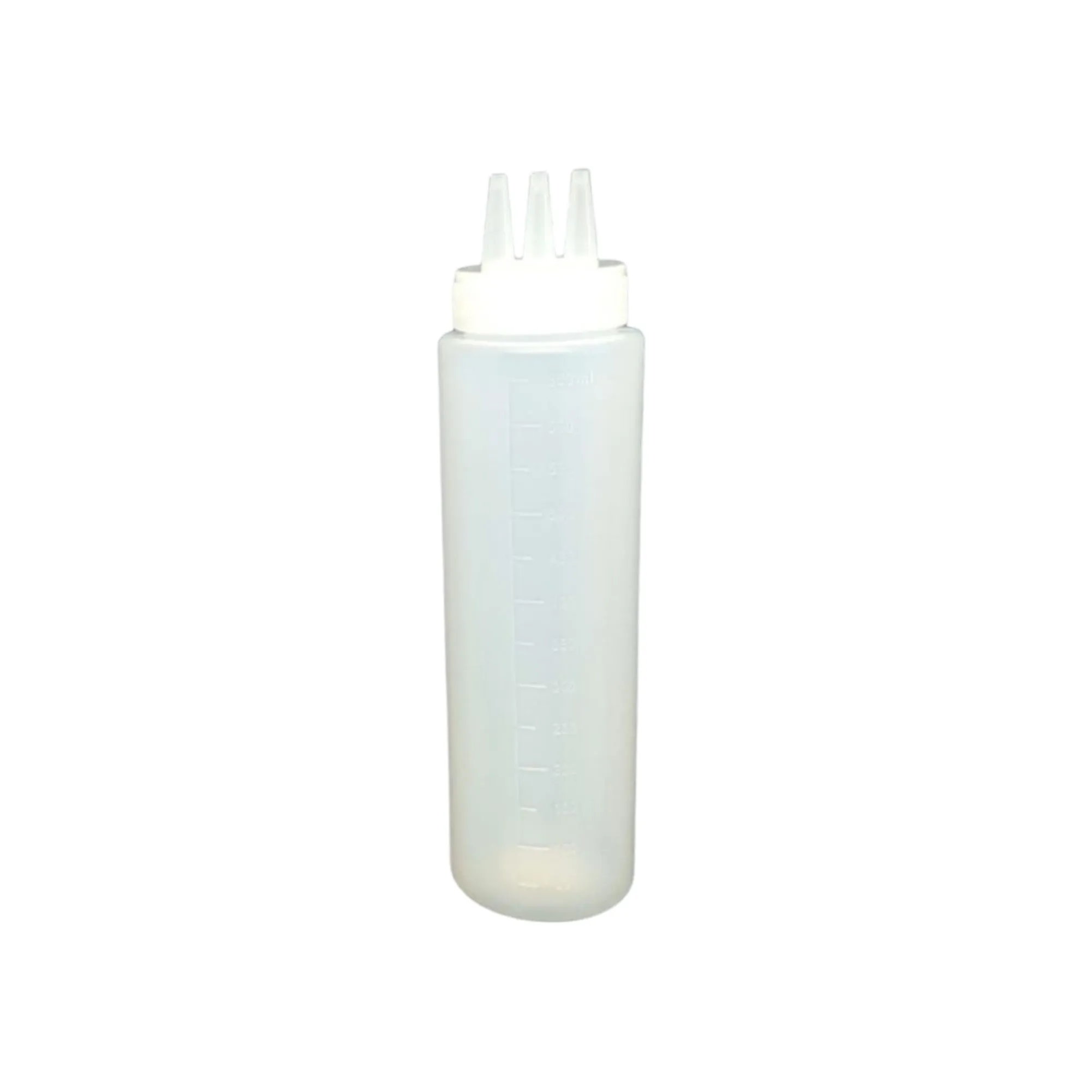 650ml 3-Hole Sauce Condiment Plastic Bottle with Measurements