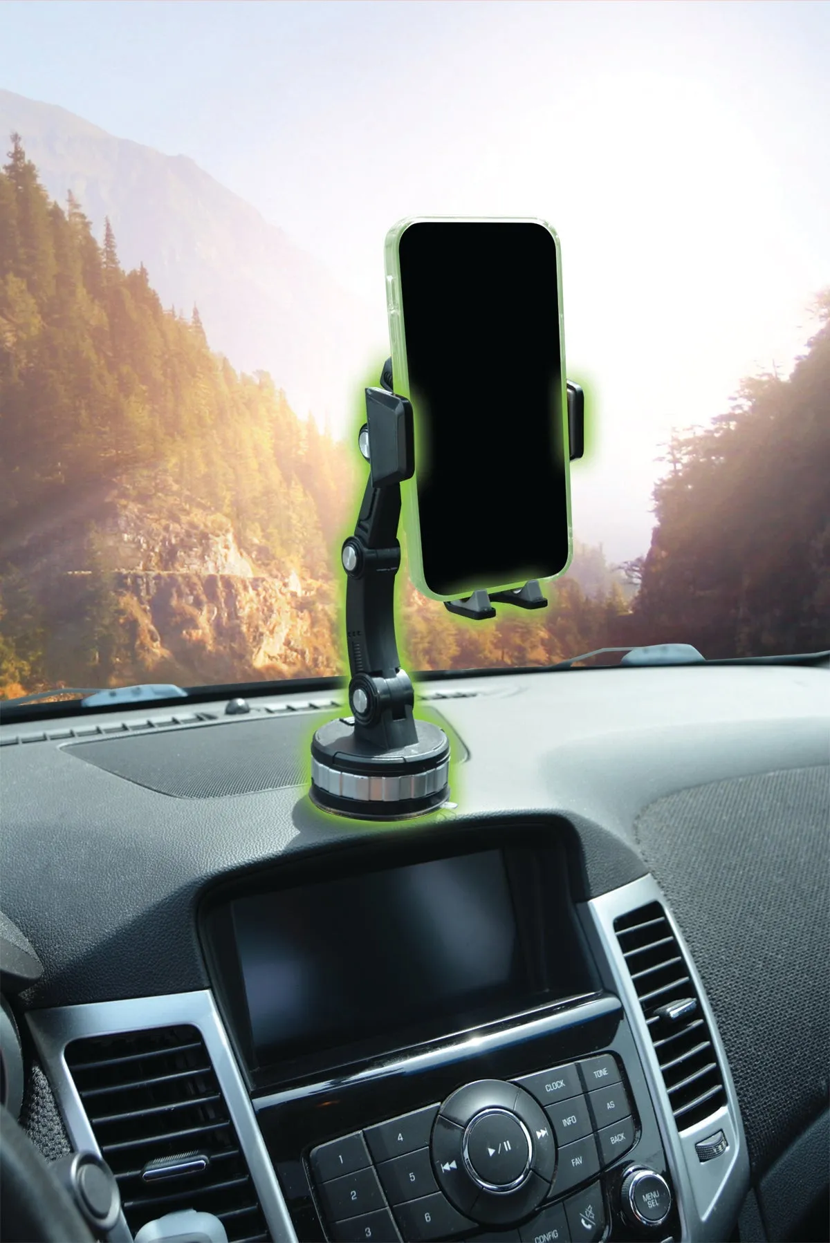 Adjustable Phone Mount with Suction Cup - 4 Pieces Per Retail Ready Display 23562