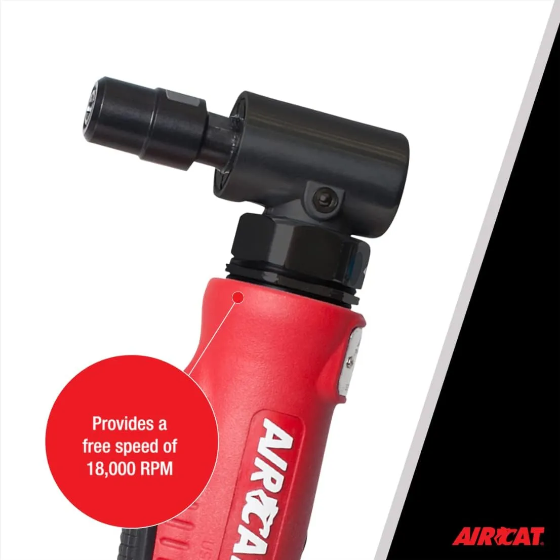 AIRCAT 6255 Composite Right Angle Die Grinder 20,000 RPM