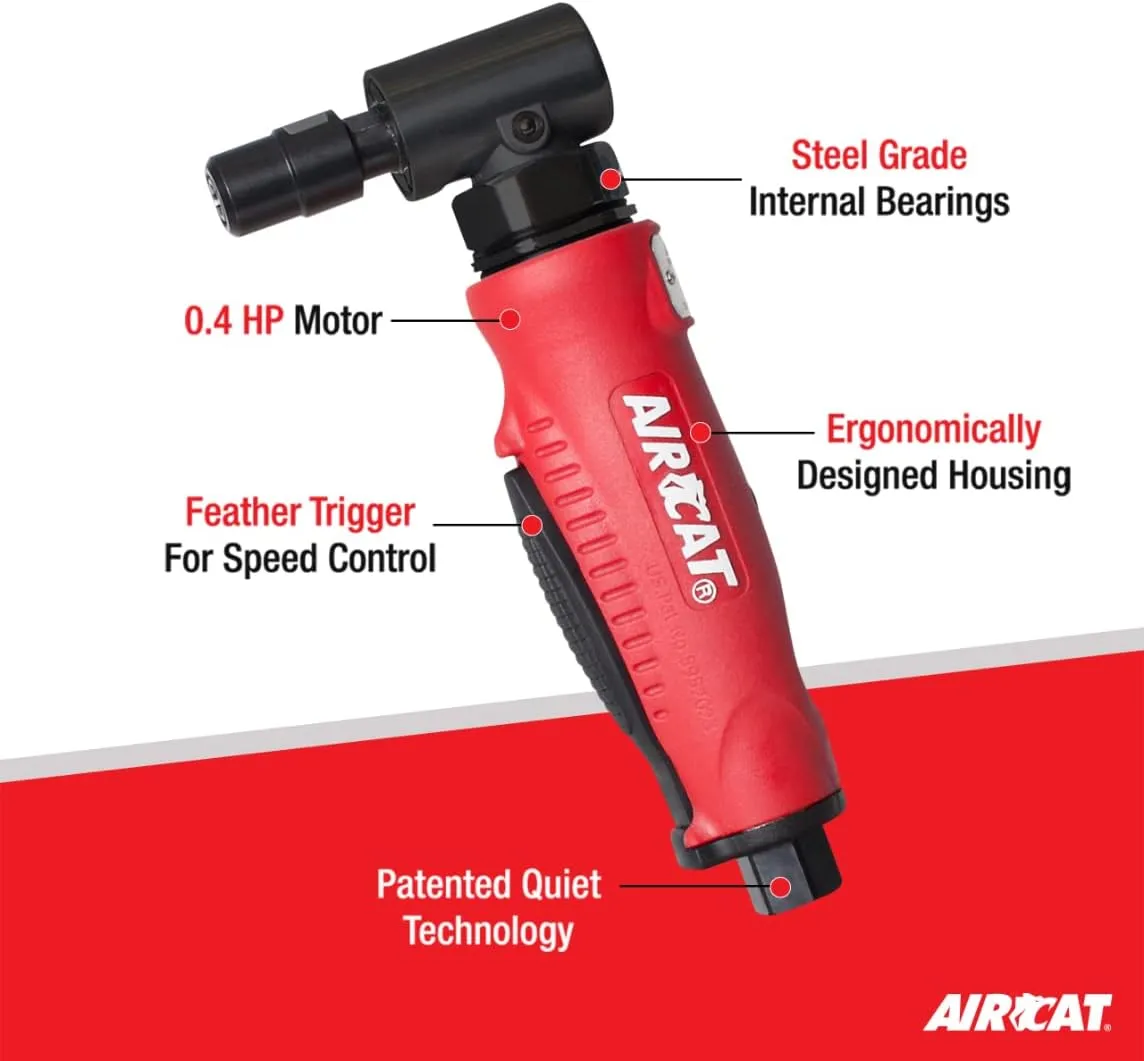 AIRCAT 6255 Composite Right Angle Die Grinder 20,000 RPM