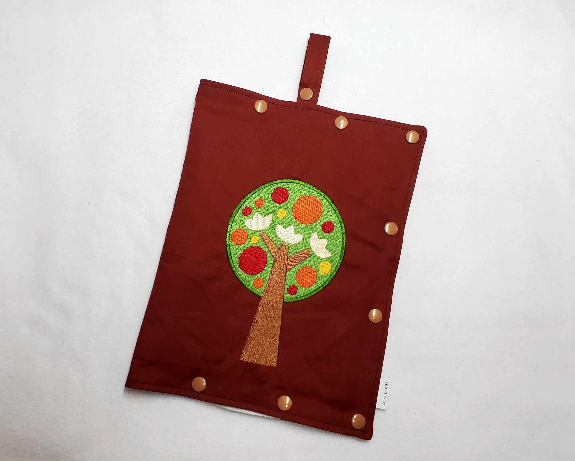 Autumn Tree Applique - size Medium Insulated Feeding Pump Bag Cover / IV bag cover. Ready to ship.