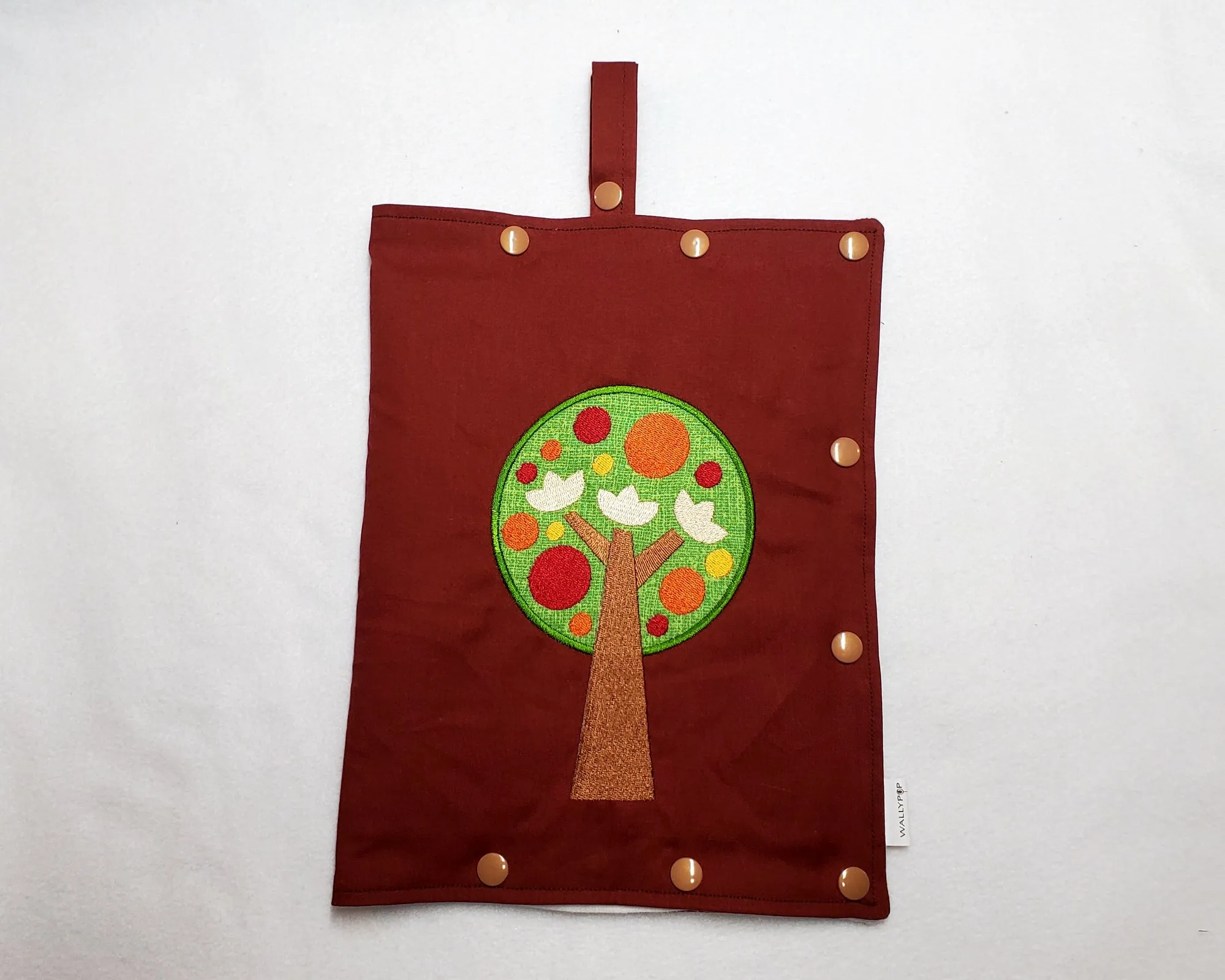 Autumn Tree Applique - size Medium Insulated Feeding Pump Bag Cover / IV bag cover. Ready to ship.