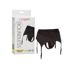 Calexotics Boundless Thong with Garter Small/Medium