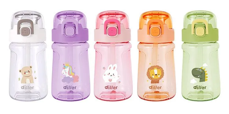 Cute Animal Water Bottle - 550 ML