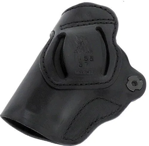 Desantis Criss-cross Holster - Owb Rh Leather Ruger Lcpii Blk