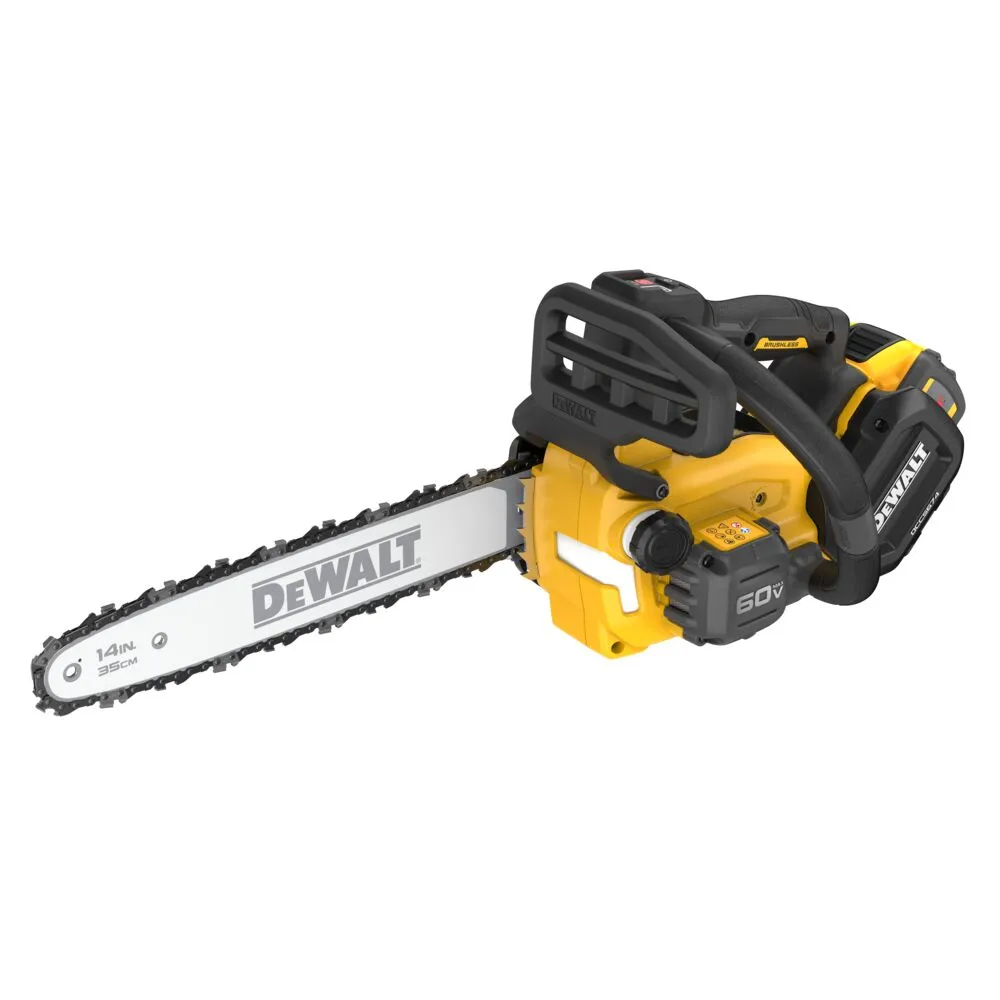 DeWALT DCCS674X2 60V MAX 14" Cordless Brushless Top Handle Chainsaw Kit