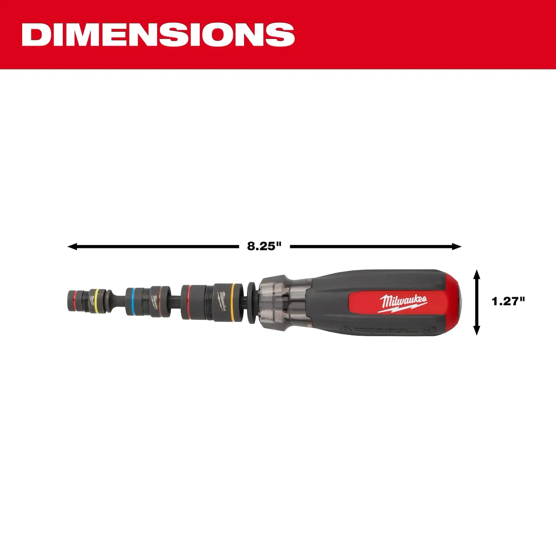 Driver - Milwaukee Multi-Nut Driver W/ SHOCKWAVE Impact Duty™ (flip) Magnetic Nut Drivers, 48-22-2921