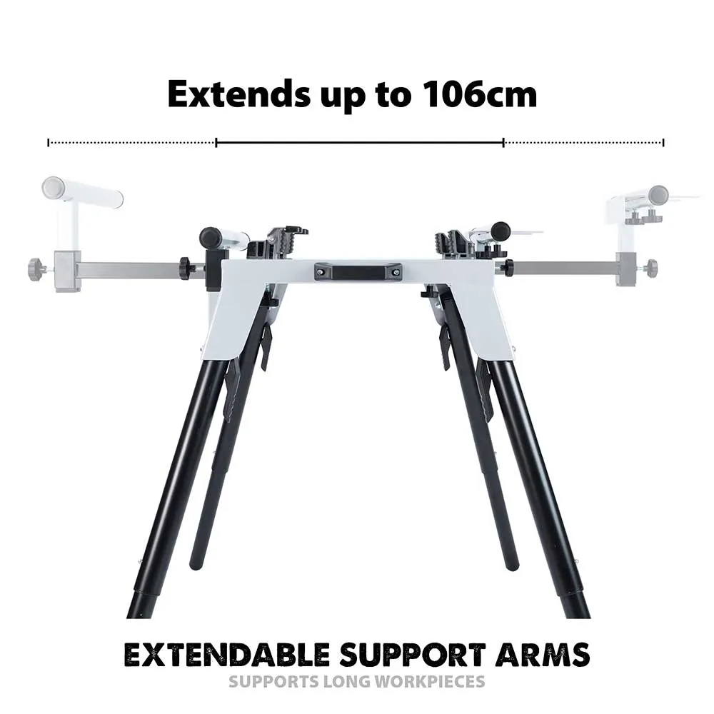 Evolution S355CPS 355mm Metal Cutting Chop Saw  Extra Blade   Chop Saw Stand Bundle