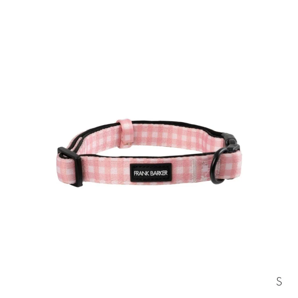 Frank Barker Pink Gingham Collar S