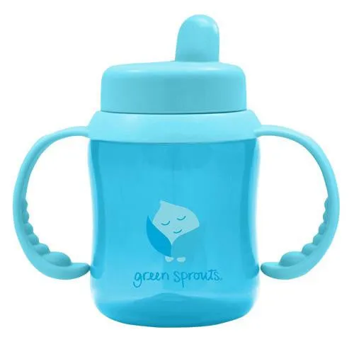 Green Sprouts Sippy Cup - Flip Top Aqua - 1 Ct