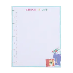 Happy Planner x Tània Garcia Bright Travels - Bullet List Classic Filler Paper - 40 Sheets