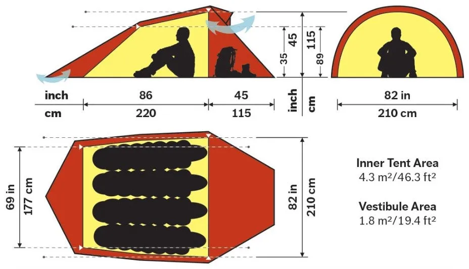 Hilleberg Nallo 4 Hiking Tent