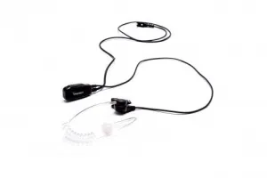 Impact Silver Series 1-Wire Surveillance Kit for Two-Way Radio with Acoustic Tube HYT2-S1W-AT3