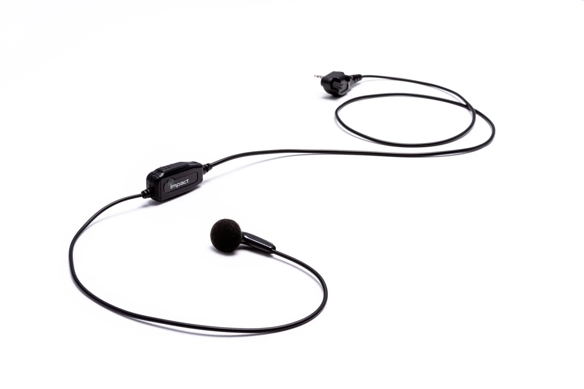 Impact Silver Series 1-Wire Surveillance Kit for Two-Way Radio with Ear Bud VY1A-S1W-EB1