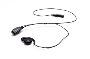 Impact Silver Series 1-Wire Surveillance Kit for Two-Way Radio with OEM Style Swivel Ear Hook M1-S1W-EH5