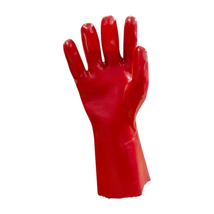 Jefferson PVC Gauntlet Safety Work Gloves 14"