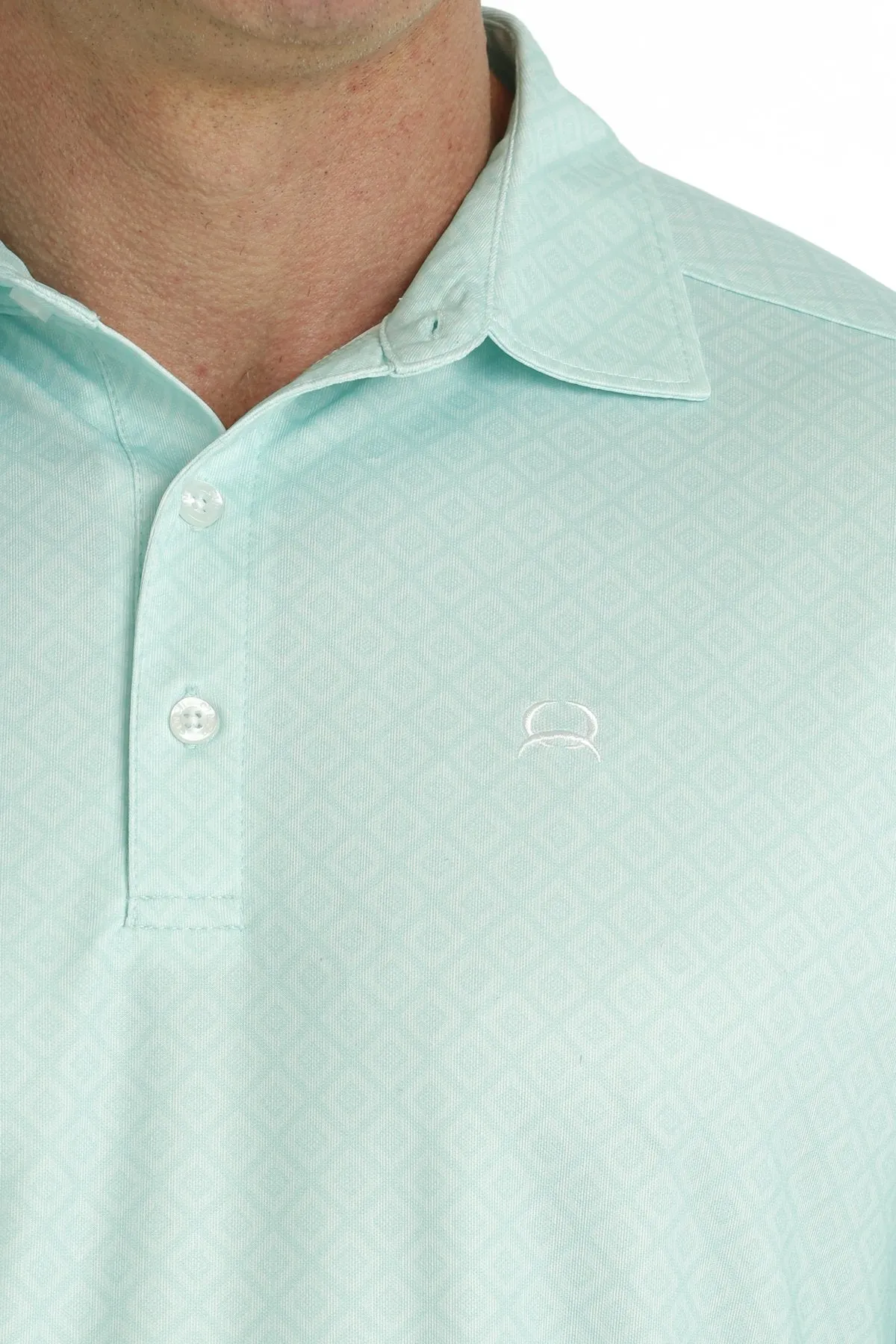 Men's Cinch Arenaflex Mint Polo