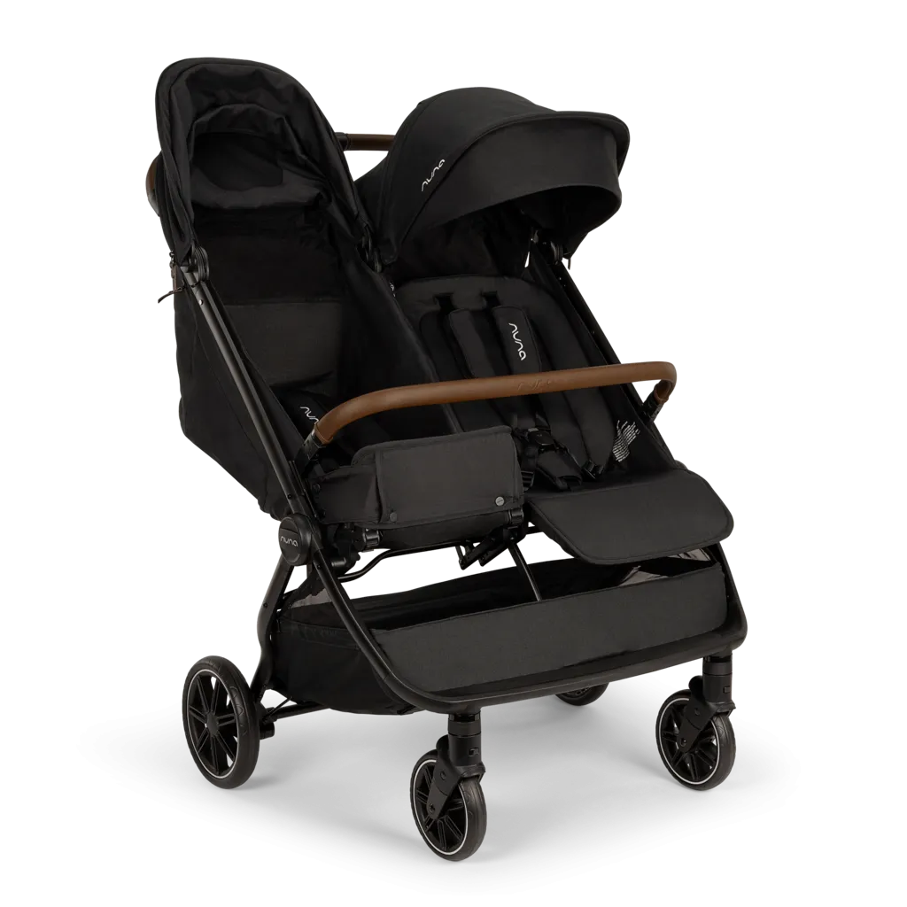 Nuna - TRVL DUBL Stroller - Caviar