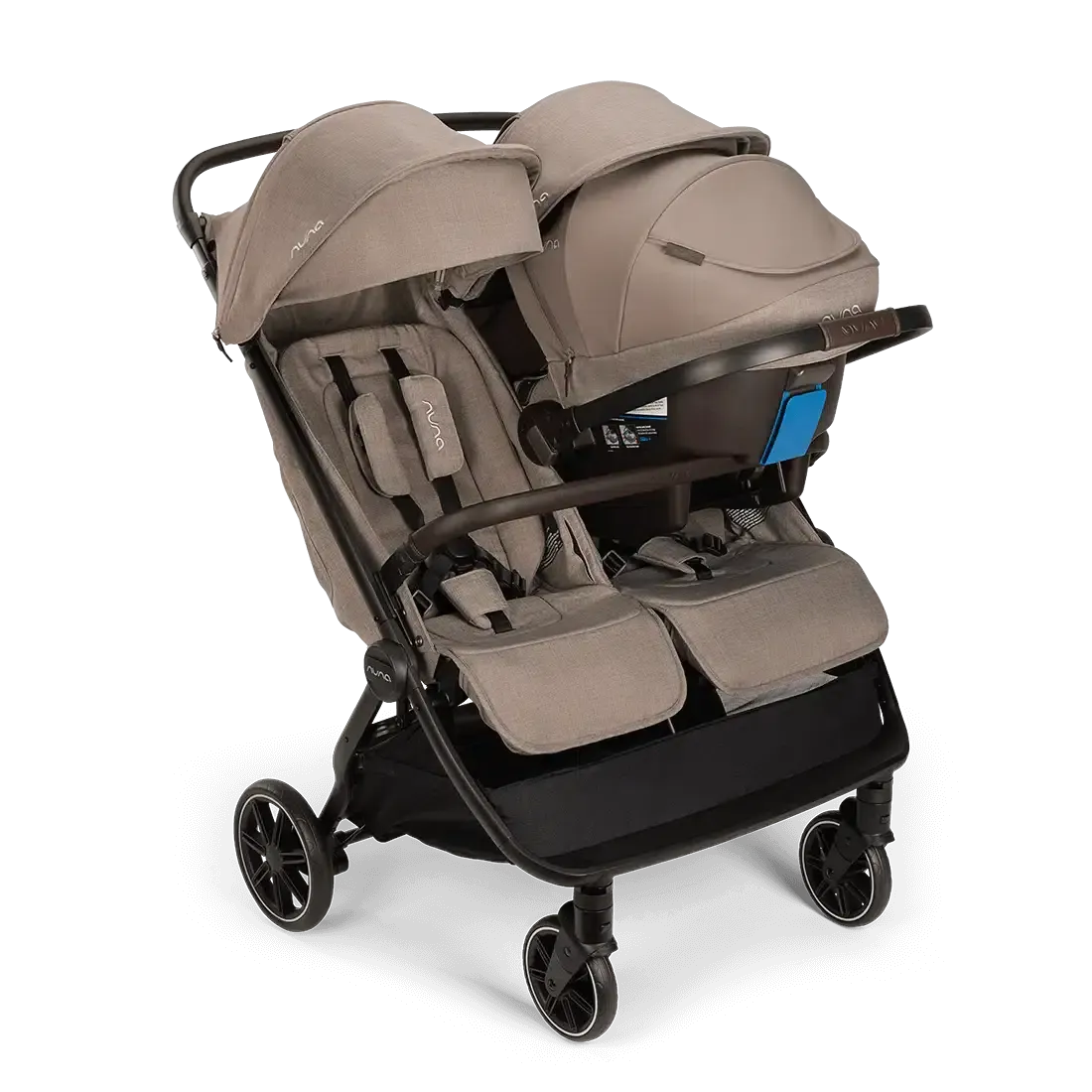 Nuna - TRVL DUBL Stroller - Cedar