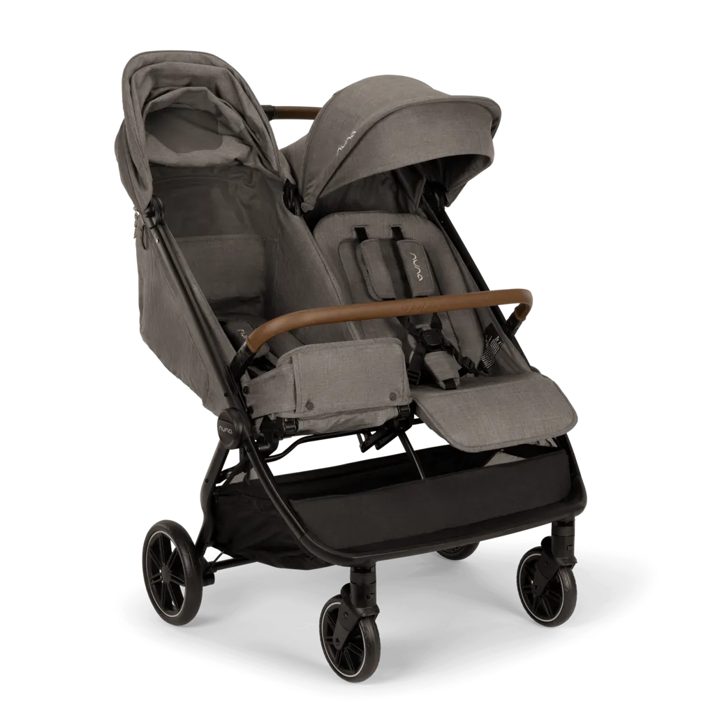 Nuna - TRVL DUBL Stroller - Granite