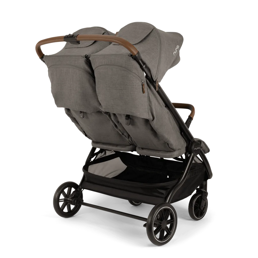 Nuna - TRVL DUBL Stroller - Granite