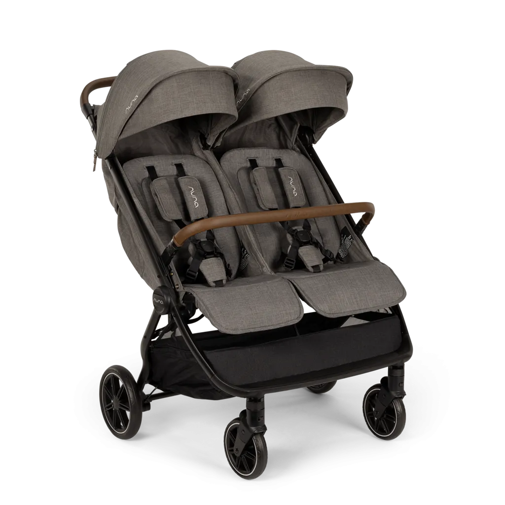 Nuna - TRVL DUBL Stroller - Granite