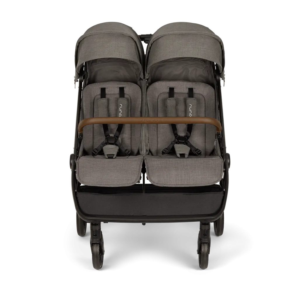 Nuna - TRVL DUBL Stroller - Granite