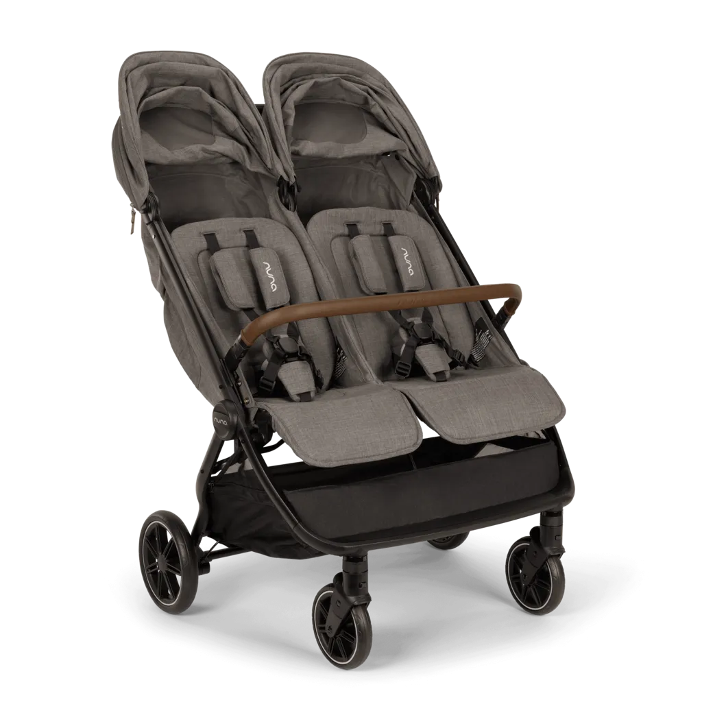 Nuna - TRVL DUBL Stroller - Granite