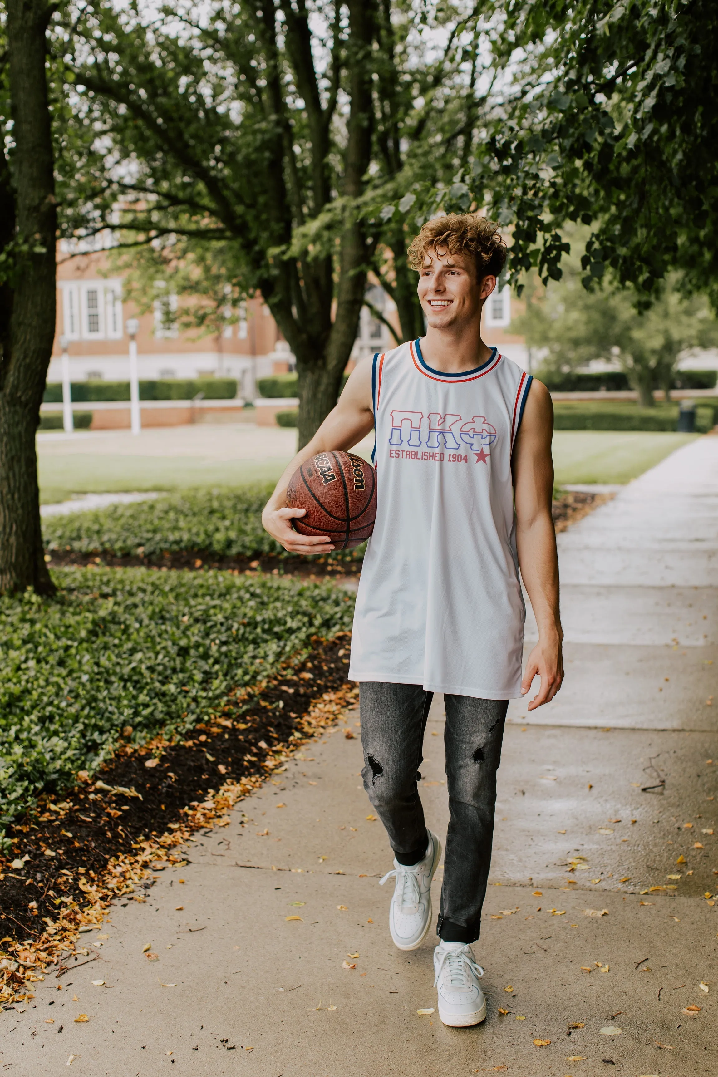 Pi Kapp Retro Block Basketball Jersey