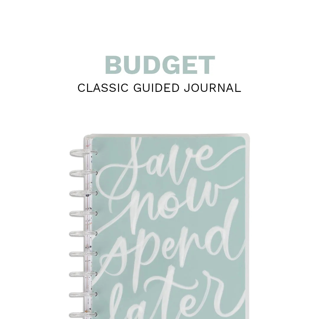 Save Now Spend Later - Classic Guided Budget Journal