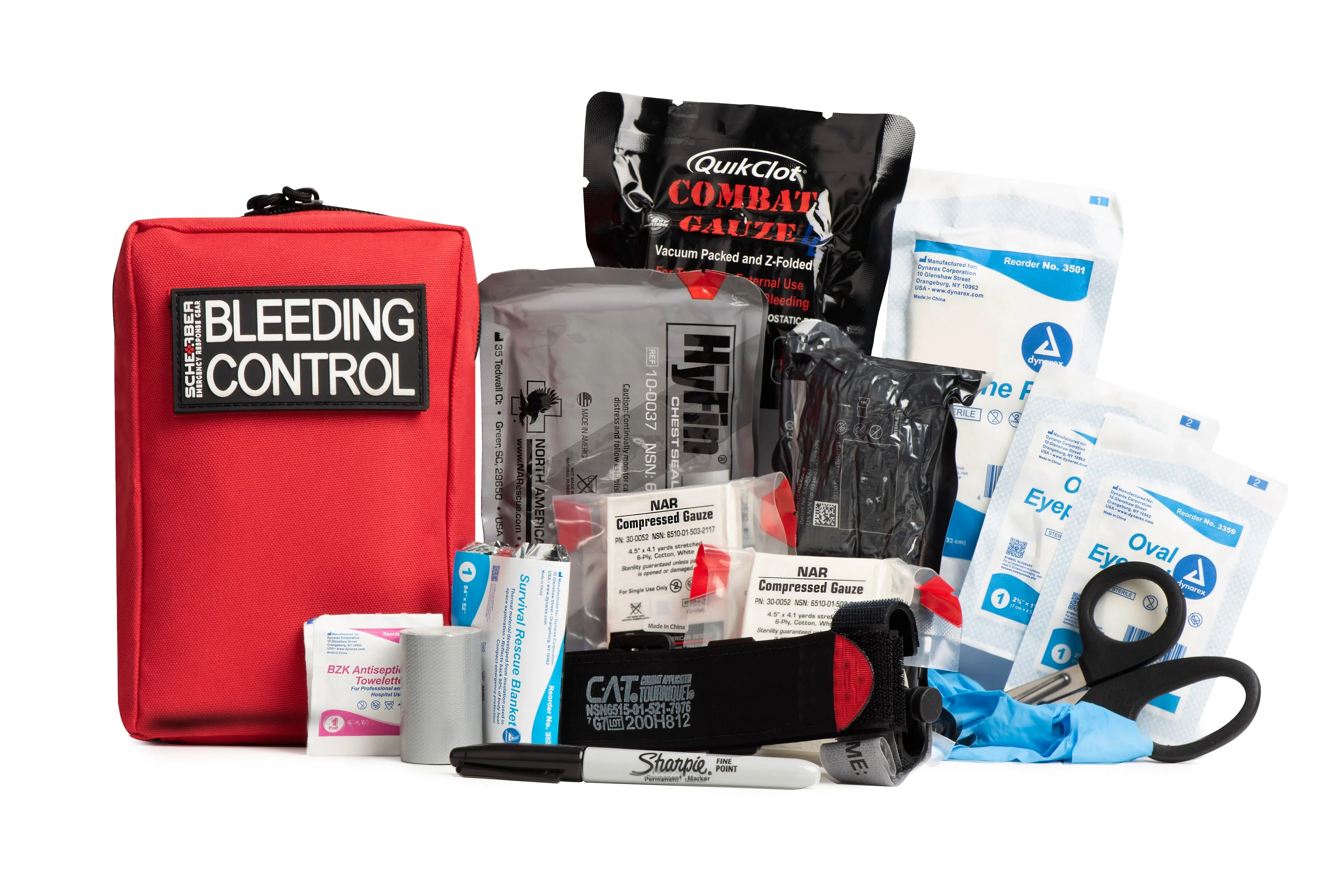 Scherber Public Access Bleeding Control Kit | Trauma Equipment, First Aid Supplies | Advanced 