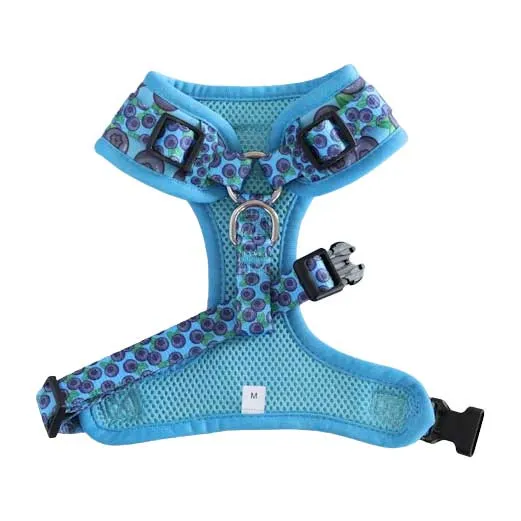 Soapy Moose Blueberries Adjustable Cat Harness Medium***