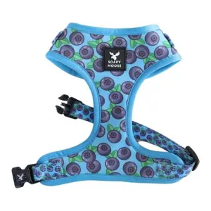 Soapy Moose Blueberries Adjustable Cat Harness Medium***