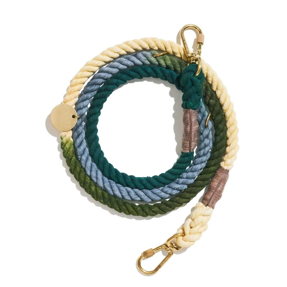 The Catskill Ombre Cotton Rope Dog Leash, Adjustable