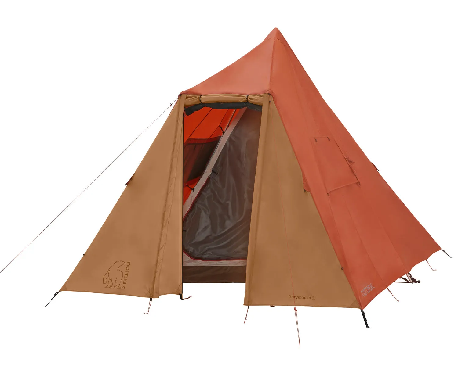 Thrymheim 3 PU tent - 3 person - Picante/Cashew