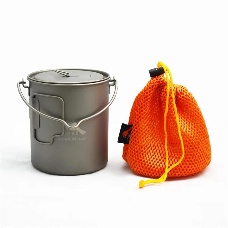 TOAKS TITANIUM 750ML POT WITH BAIL HANDLE