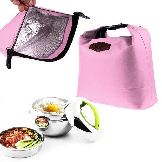 Waterproof Thermal Cooler Insulated Lunch Box Portable Tote Storage Picnic Bags