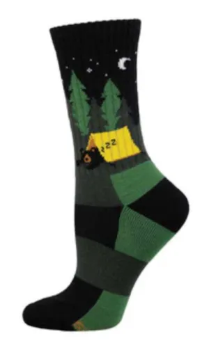 Women's Marino Beary Tired Crew Sock