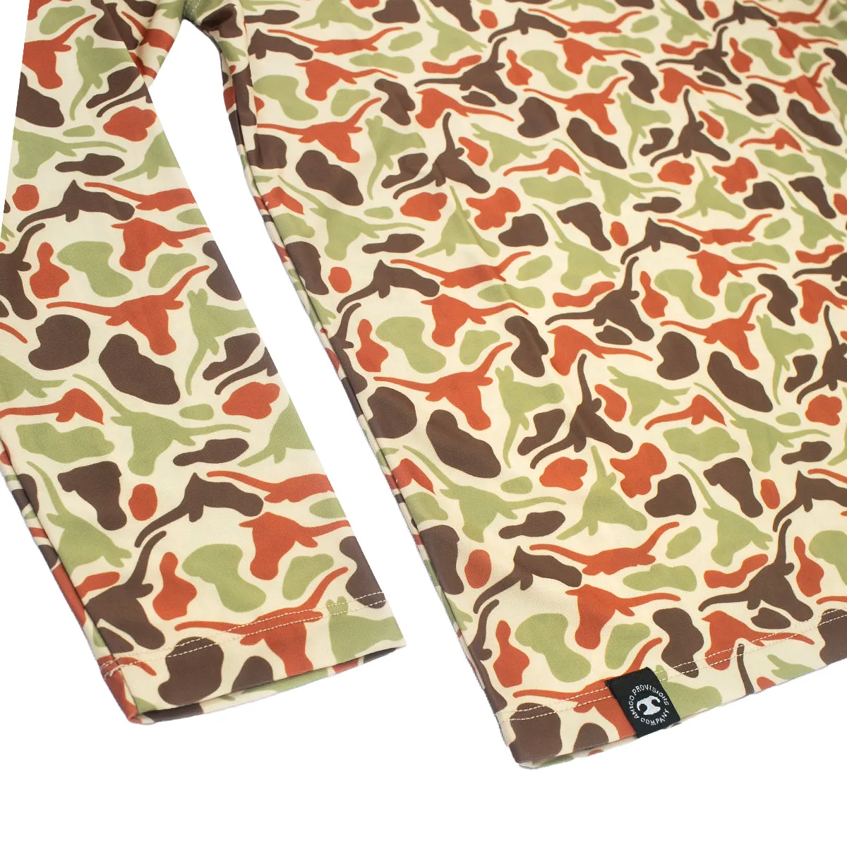 YOUTH - Longhorn Camo - Sol Series Shirt